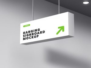 signboard printing Mockup